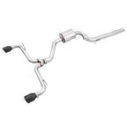 AWE Non-Resonated Exhaust System (Downpipe-Back) for 8R Q5 3.2L - Diamond Black Tips - Apollo Off-Road