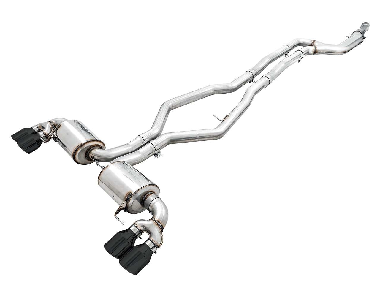 AWE Non-Resonated Touring Edition Exhaust for G2X M340i - M440i - Diamond Black Tips - Apollo Off-Road