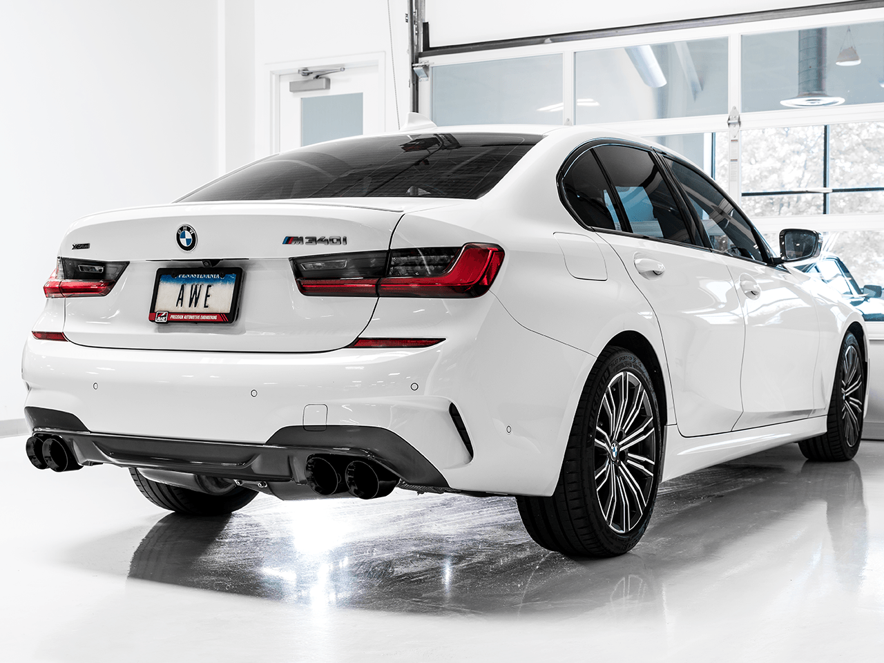 AWE Non-Resonated Touring Edition Exhaust for G2X M340i - M440i - Diamond Black Tips - Apollo Off-Road