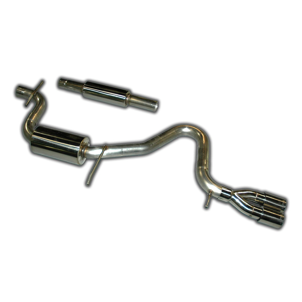 AWE Performance Cat-back Exhaust for Golf - Rabbit 2.5L - Chrome Tips - Apollo Off-Road