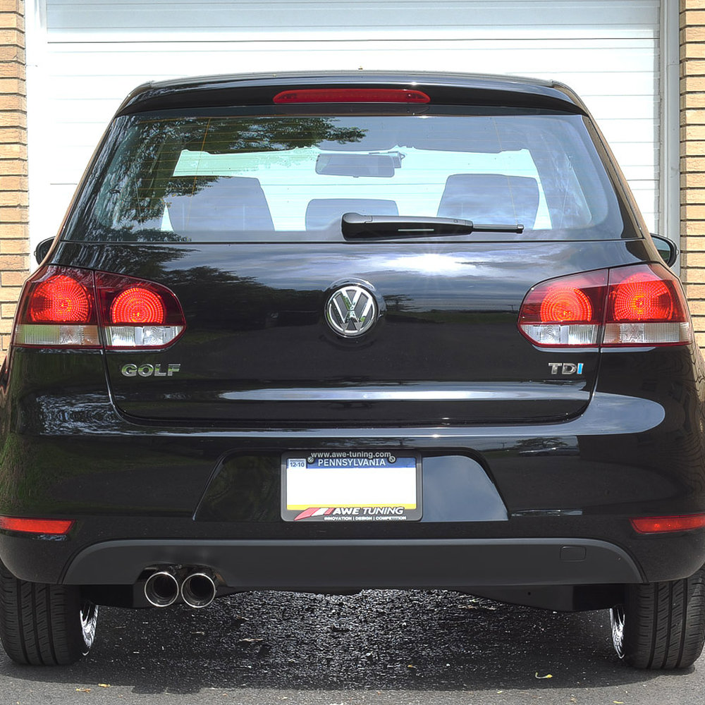 AWE Performance Cat-back Exhaust for Golf - Rabbit 2.5L - Chrome Tips - Apollo Off-Road