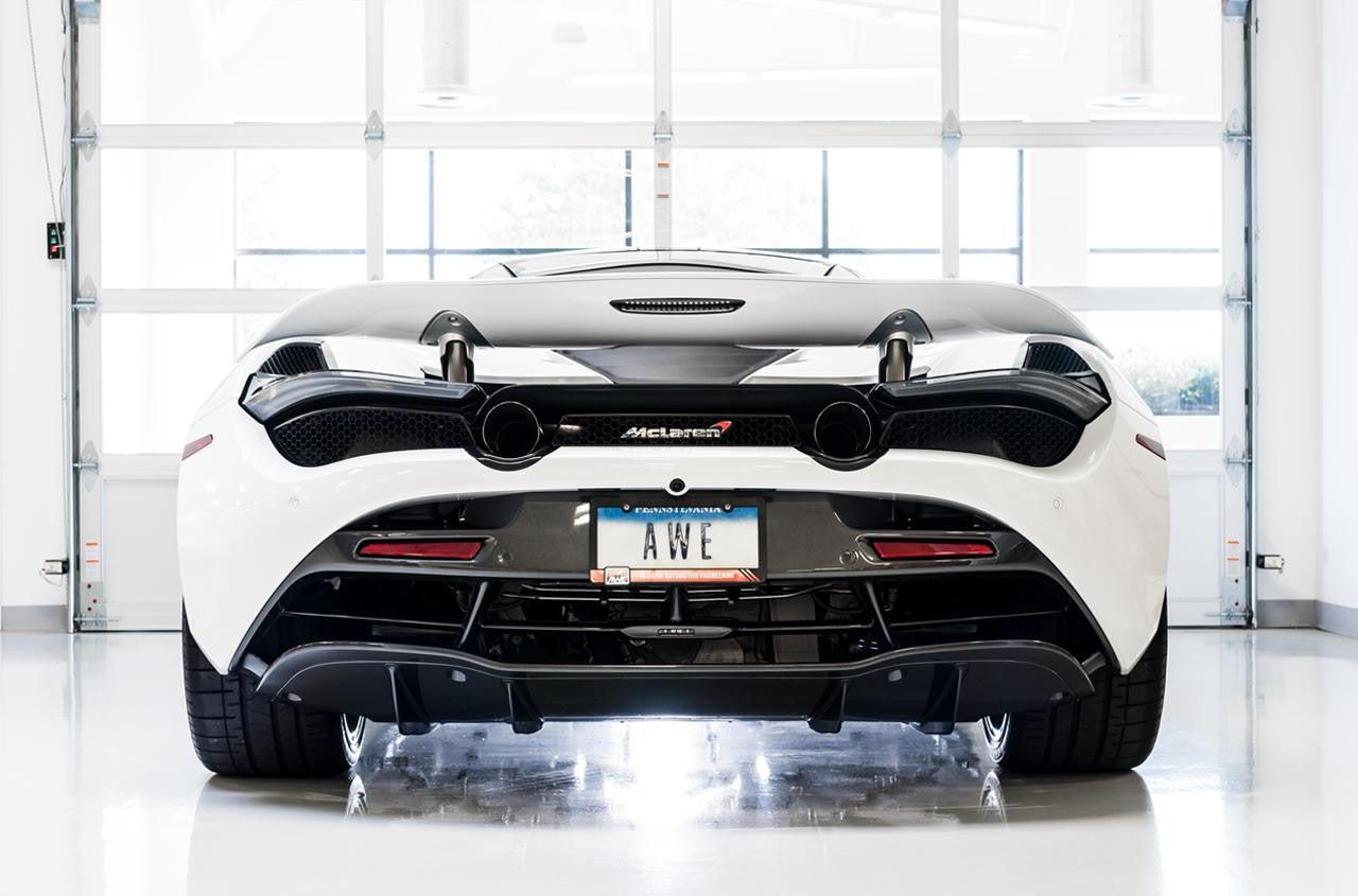 AWE Performance Exhaust for McLaren 720S - Diamond Black Tips - Apollo Off-Road