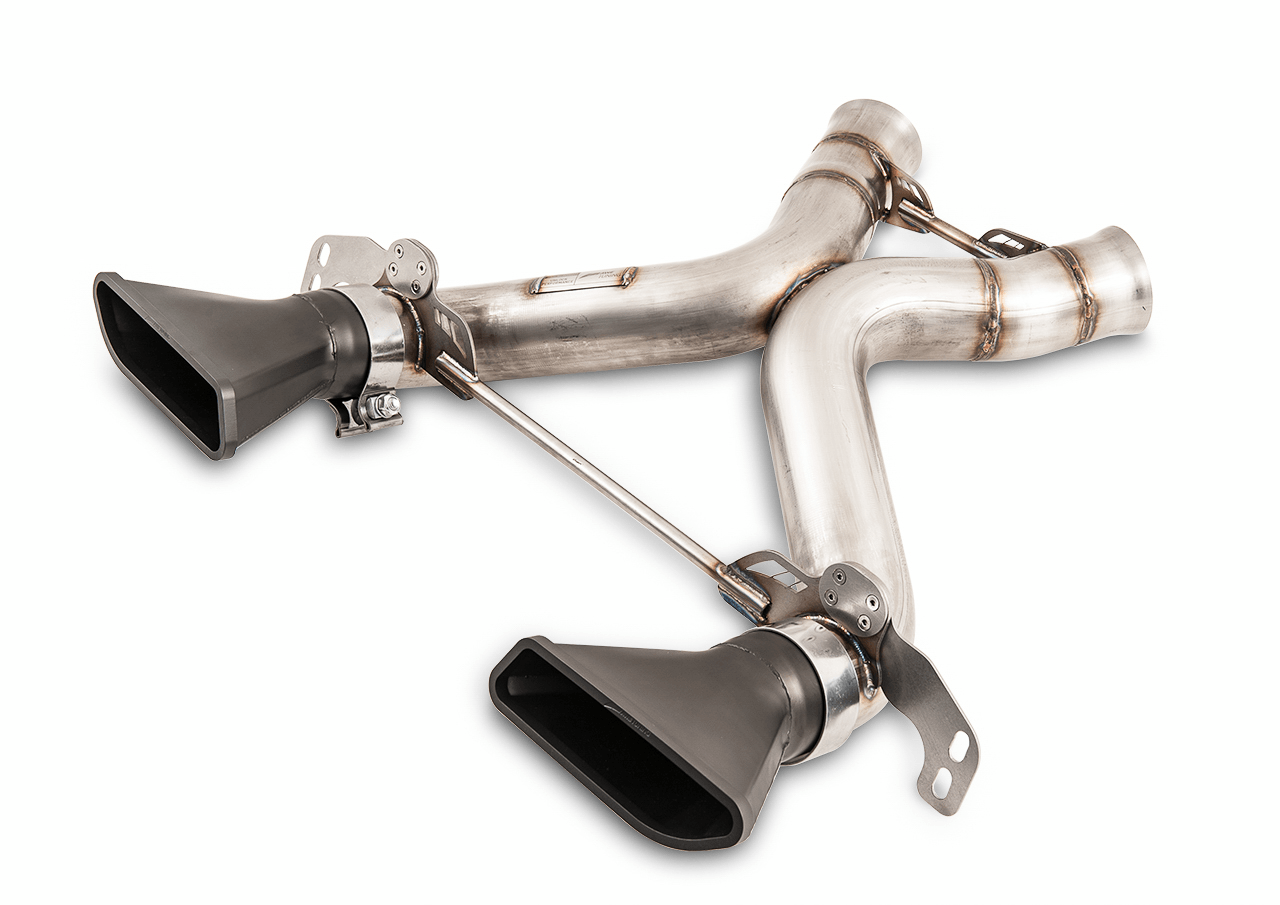 AWE Performance Exhaust for McLaren MP4-12C - Black Tips - Apollo Off-Road