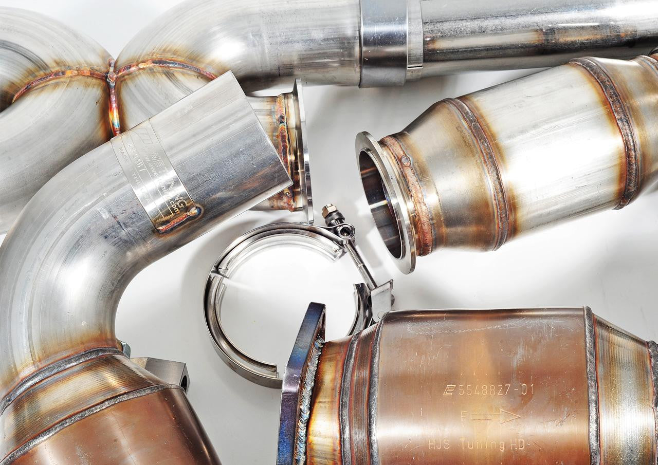 AWE Performance Exhaust for Porsche 997.2 Turbo - S - Stock Tips - Apollo Off-Road