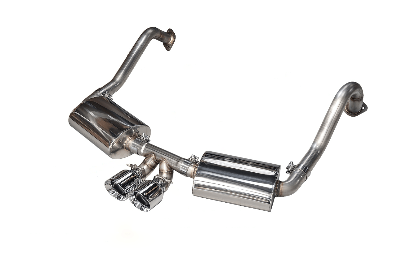 AWE Performance Exhaust System for Porsche 981 - With Chrome Silver Tips - Apollo Off-Road