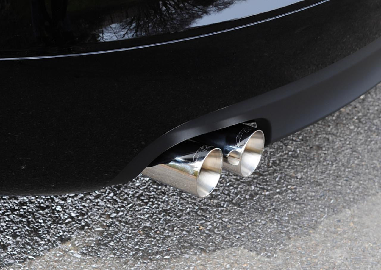 AWE Resonated Performance Exhaust for Audi A3 FWD, Chrome Tips - Apollo Off-Road