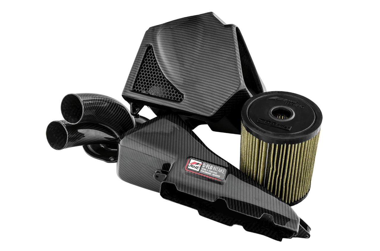 AWE S-FLO Carbon Intake for Audi C7 RS 6 - RS 7 - CARB EO #D-832 - Apollo Off-Road