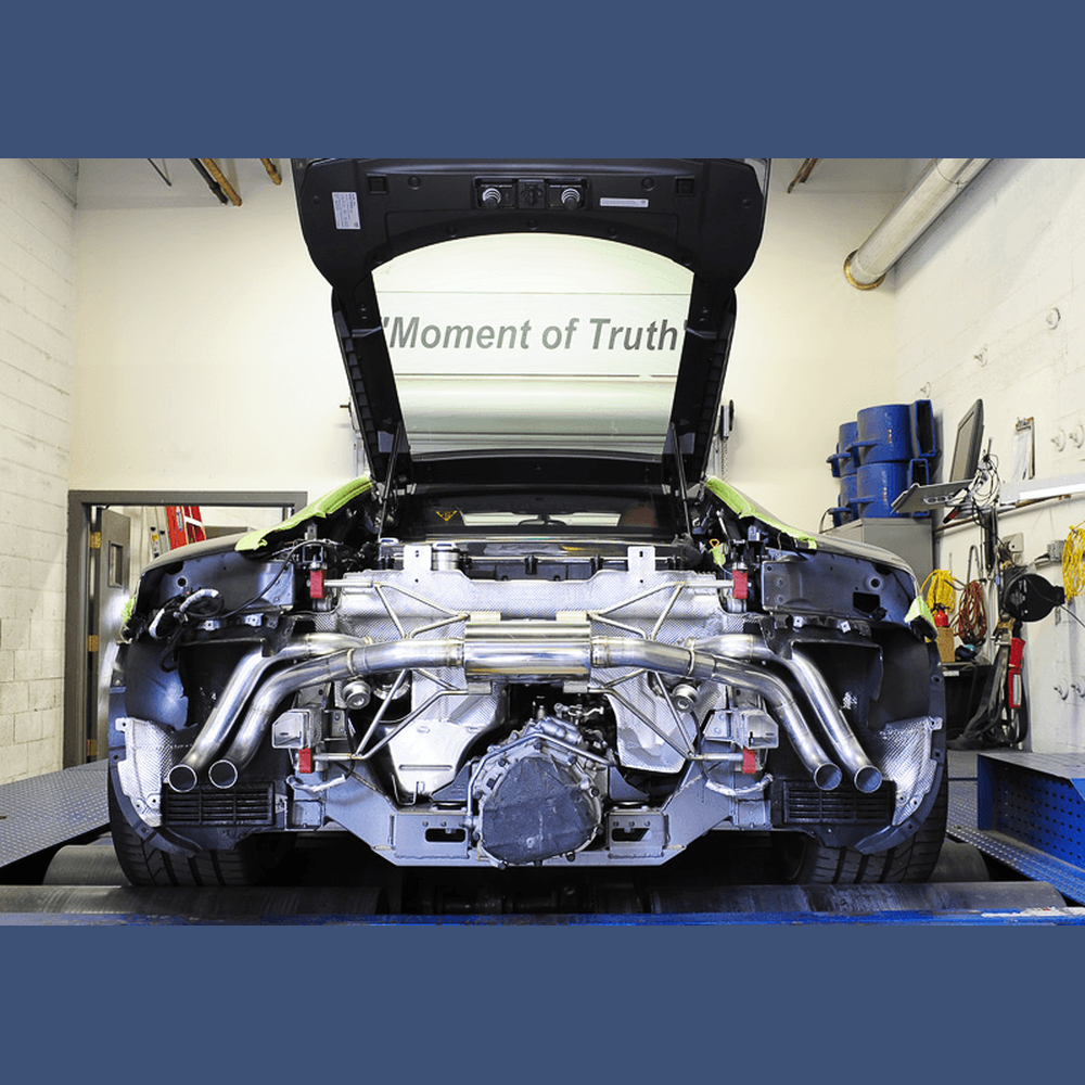 AWE Straight Pipe Exhaust for Audi R8 4.2L - Apollo Off-Road