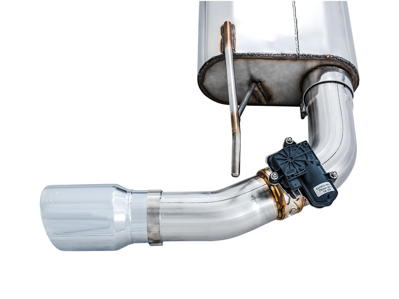 AWE SwitchPath Cat-back Exhaust (with Remote) for Ford Focus RS - Chrome Silver Tips - Apollo Off-Road
