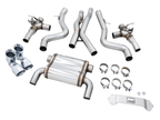 AWE SwitchPath Catback Exhaust for BMW F8X M3-M4 - Chrome Silver - Apollo Off-Road
