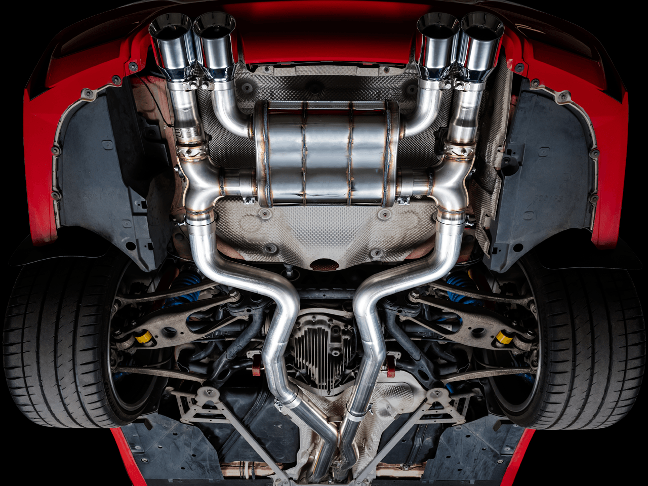 AWE SwitchPath Catback Exhaust for BMW F8X M3-M4 - Chrome Silver - Apollo Off-Road