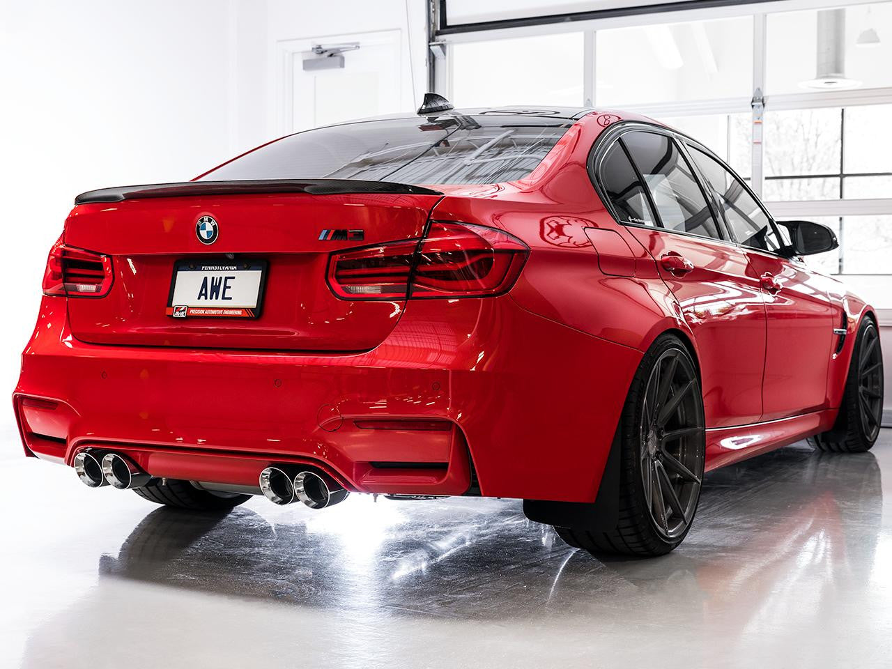 AWE SwitchPath Catback Exhaust for BMW F8X M3-M4 - Diamond Black - Apollo Off-Road