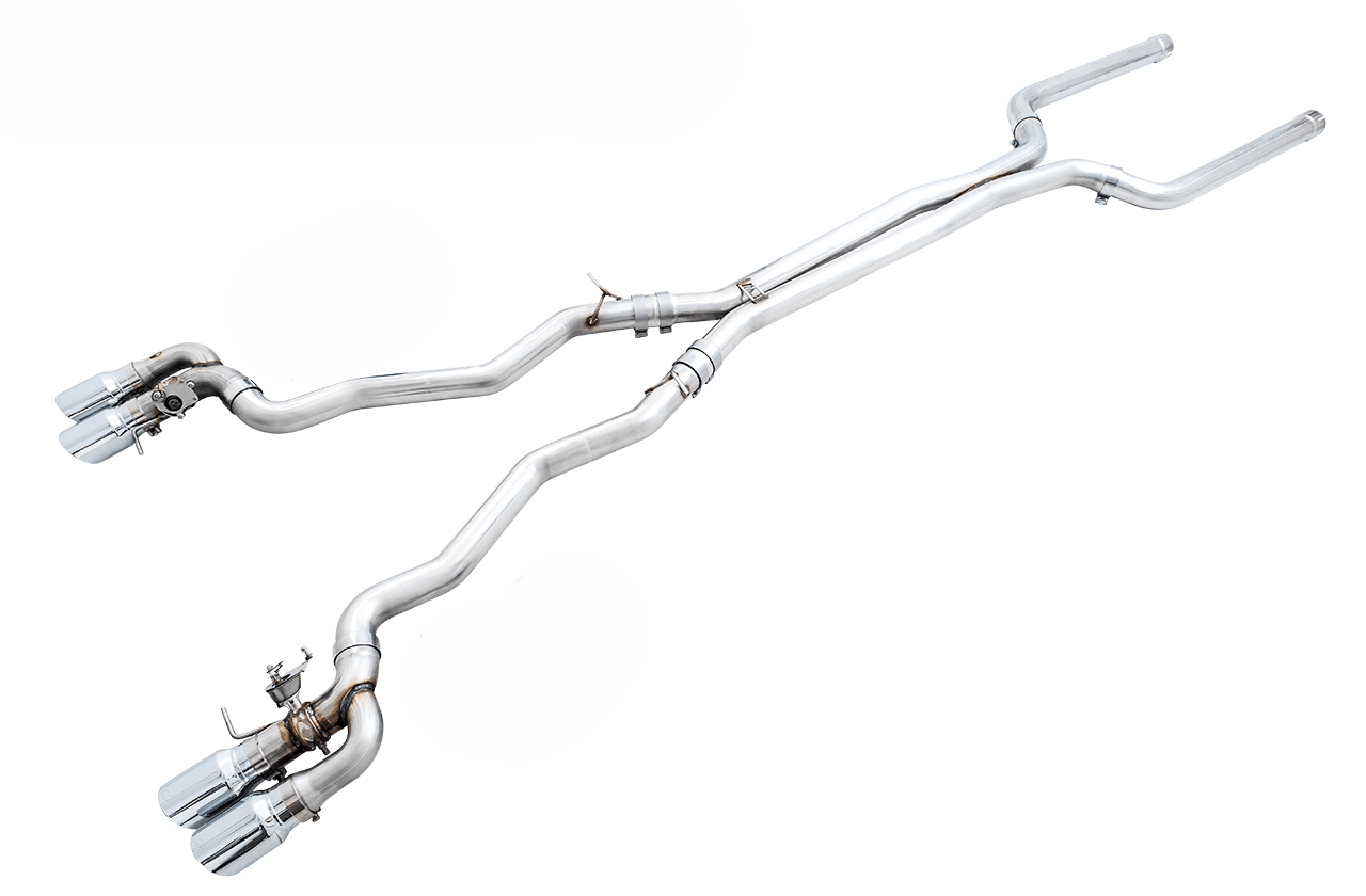 AWE SwitchPath Catback Exhaust for BMW F90 M5 - Chrome Silver Tips - Apollo Off-Road