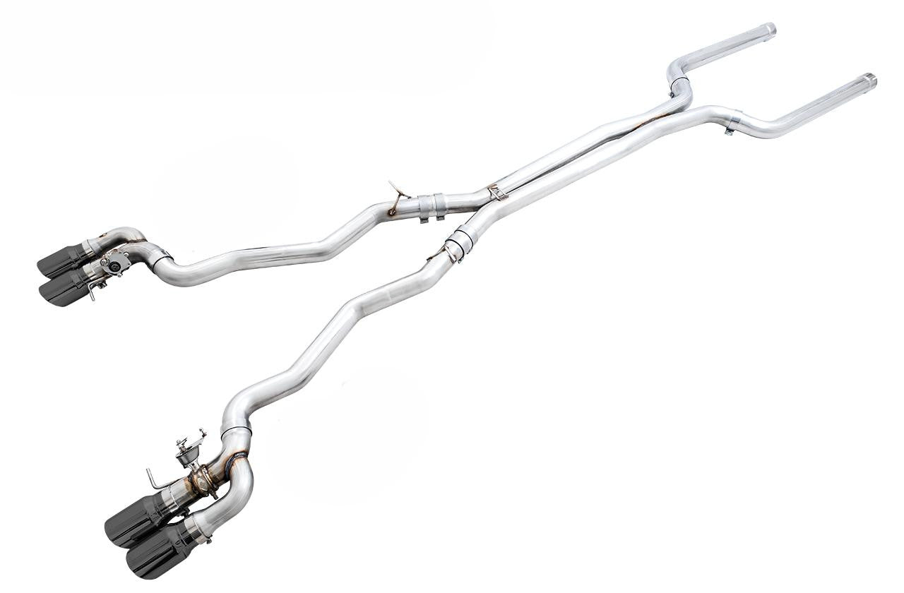 AWE SwitchPath Catback Exhaust for BMW F90 M5 - Diamond Black Tips - Apollo Off-Road