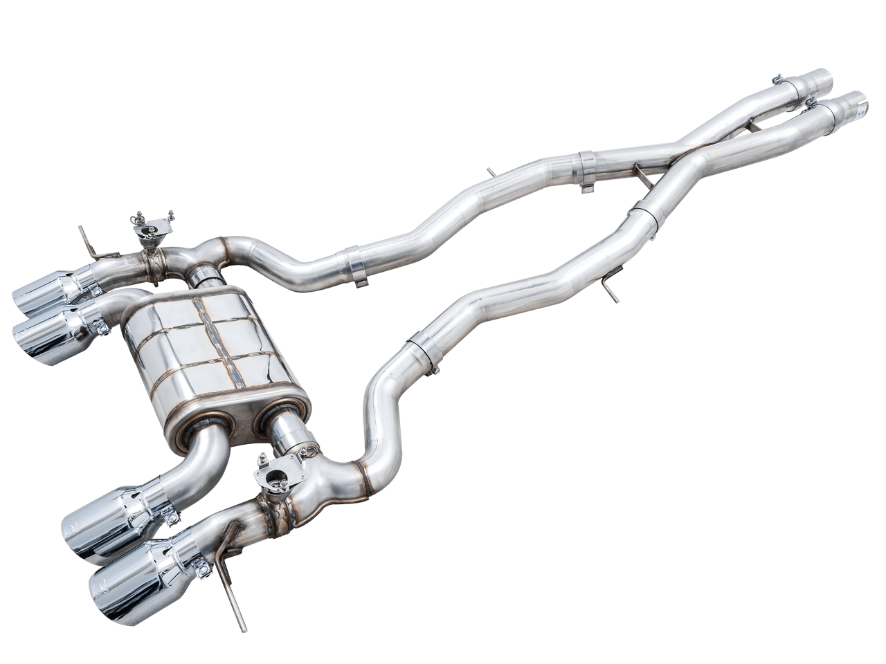 AWE SwitchPath Catback Exhaust for BMW G8X M3-M4 - Diamond Black Tips - Apollo Off-Road