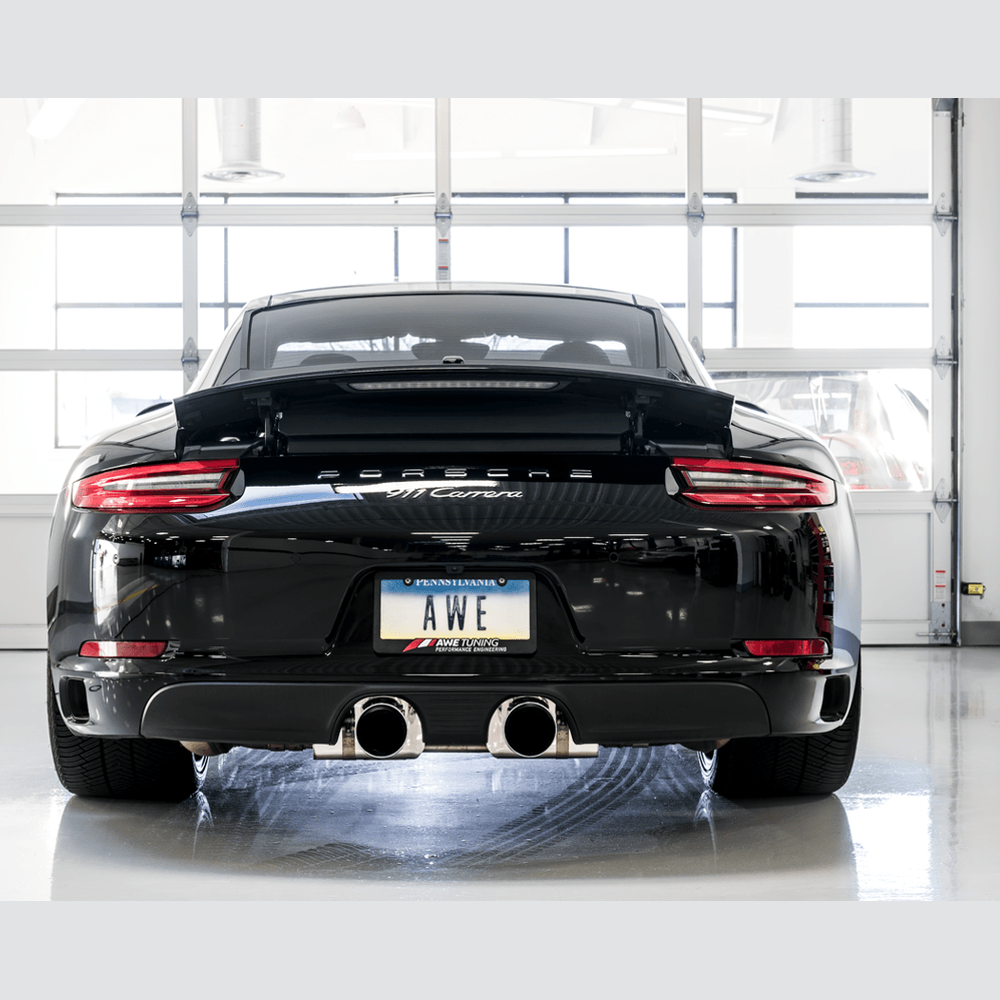 AWE SwitchPath Exhaust for 991.2 Carrera - S - GTS with PSE - Chrome Silver Tips - Apollo Off-Road