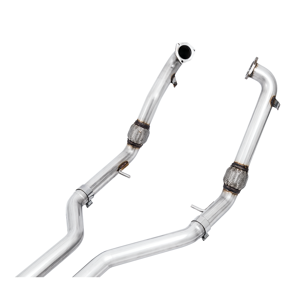 AWE SwitchPath Exhaust for Audi B9 S5 Sportback - Non-Resonated - Chrome Silver 102mm Tips - Apollo Off-Road