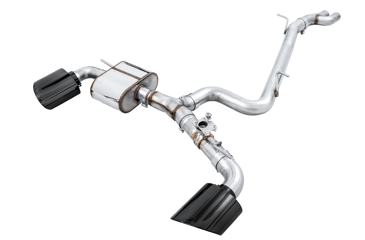 AWE SwitchPath Exhaust for Audi MK3 TT RS - Diamond Black RS-style Tips - Apollo Off-Road