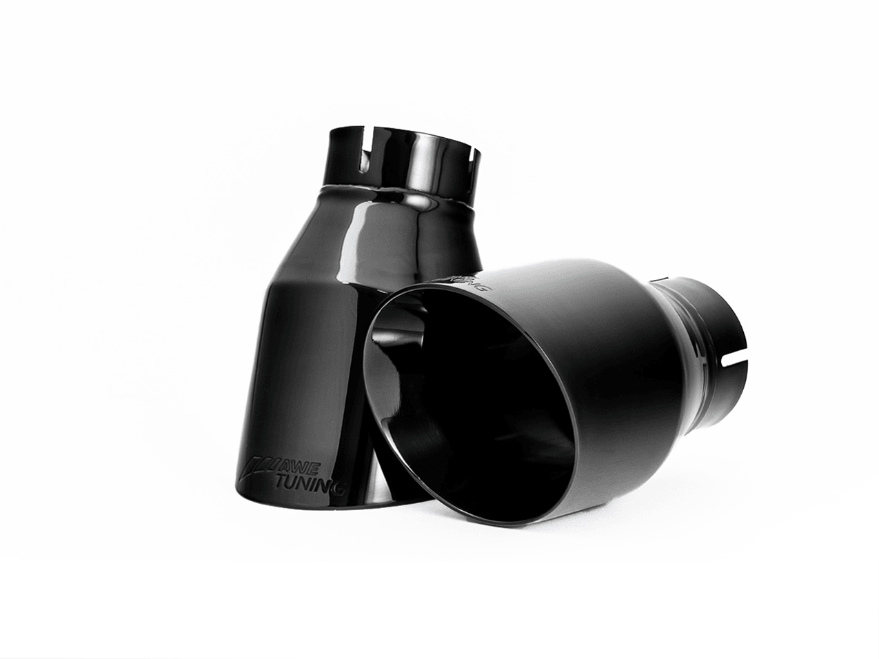 AWE SwitchPath Exhaust for B9 A4, Dual Outlet - Diamond Black Tips (Includes DP and SwitchPath Remote) - Apollo Off-Road
