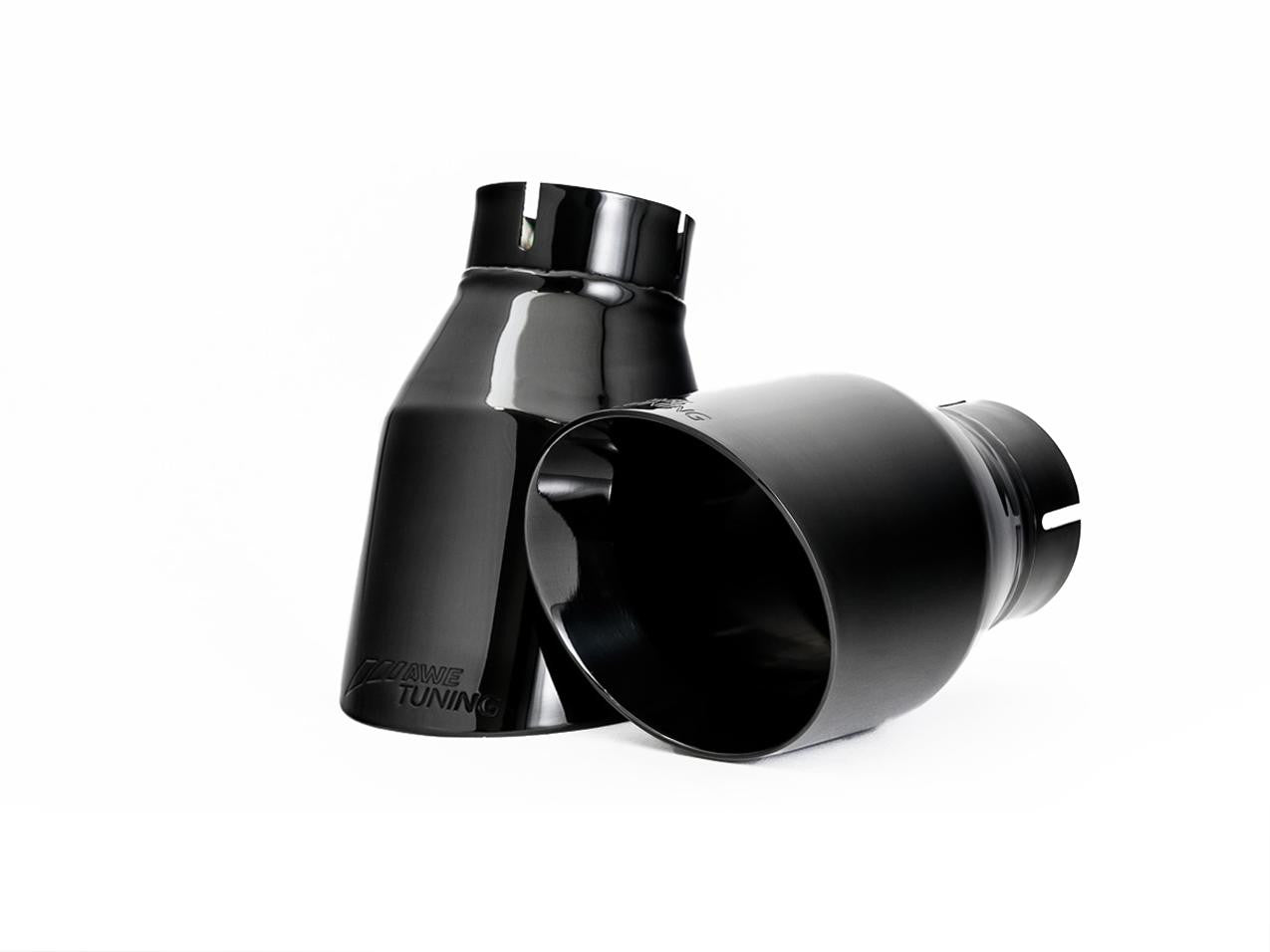 AWE SwitchPath Exhaust for B9 A5, Dual Outlet - Diamond Black Tips (Includes DP and SwitchPath Remote) - Apollo Off-Road