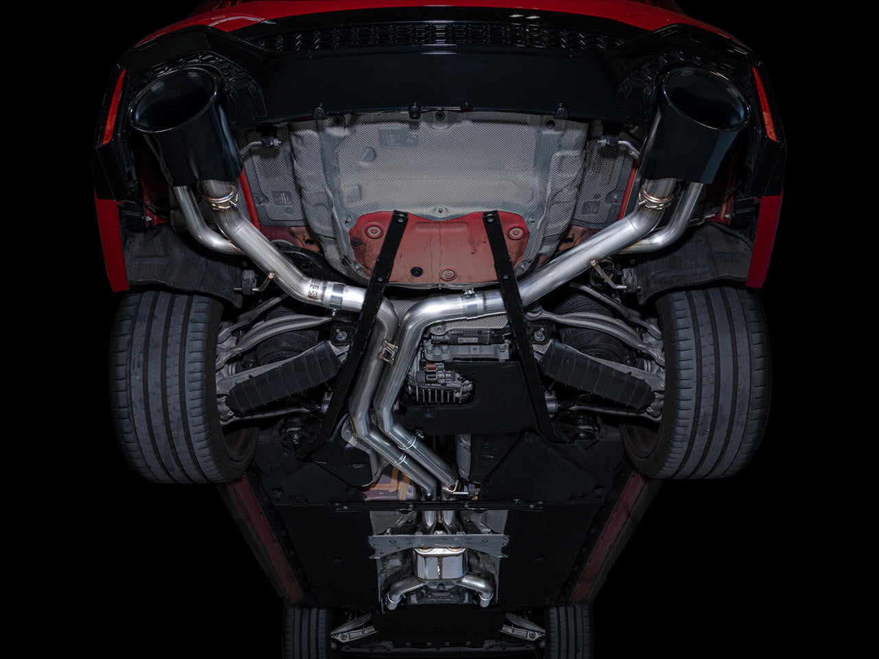 AWE SwitchPath Exhaust for C8 Audi RS 6-RS 7 - Diamond Black RS-style Tips - Apollo Off-Road