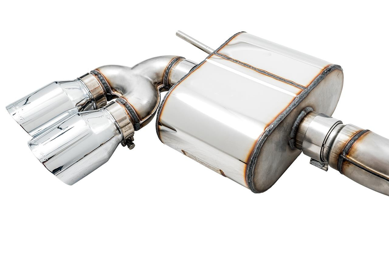 AWE SwitchPath Exhaust for MK7 Golf R - Chrome Silver Tips, 102mm - Apollo Off-Road