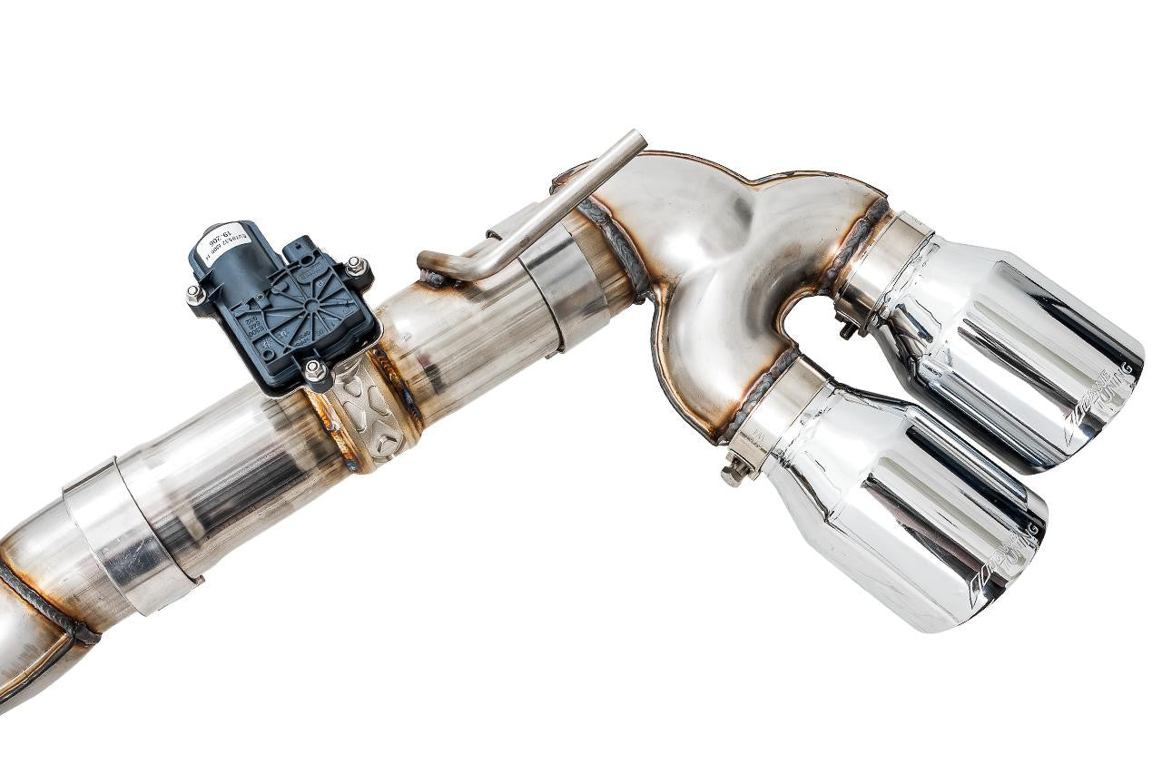 AWE SwitchPath Exhaust for MK7 Golf R - Chrome Silver Tips, 102mm - Apollo Off-Road