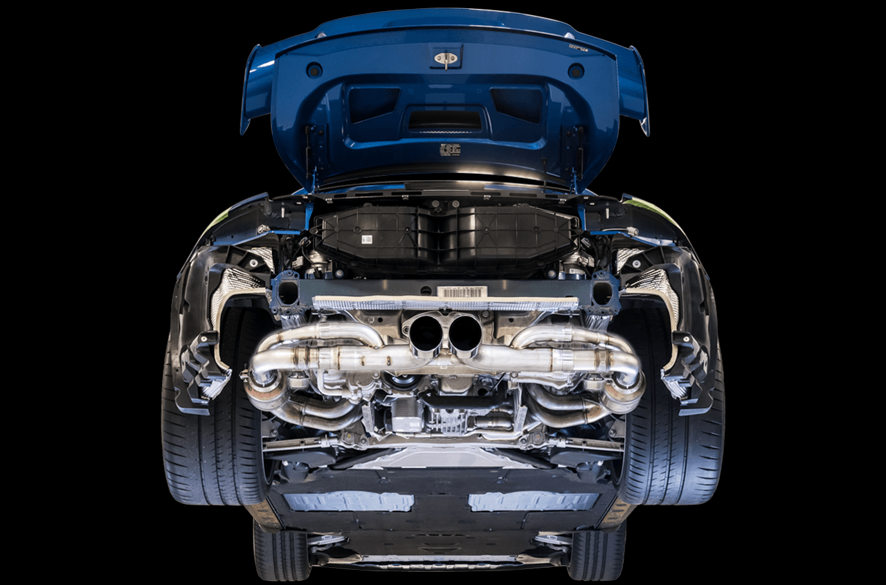 AWE SwitchPath Exhaust for Porsche 991.1 - 991.2 GT3 - RS - Chrome Silver Tips - Apollo Off-Road