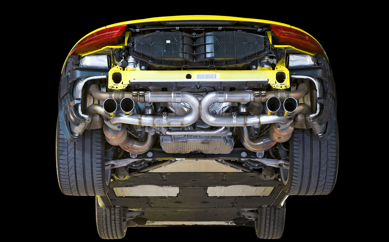 AWE SwitchPath Exhaust for Porsche 991 - PSE cars - Diamond Black Tips - Apollo Off-Road