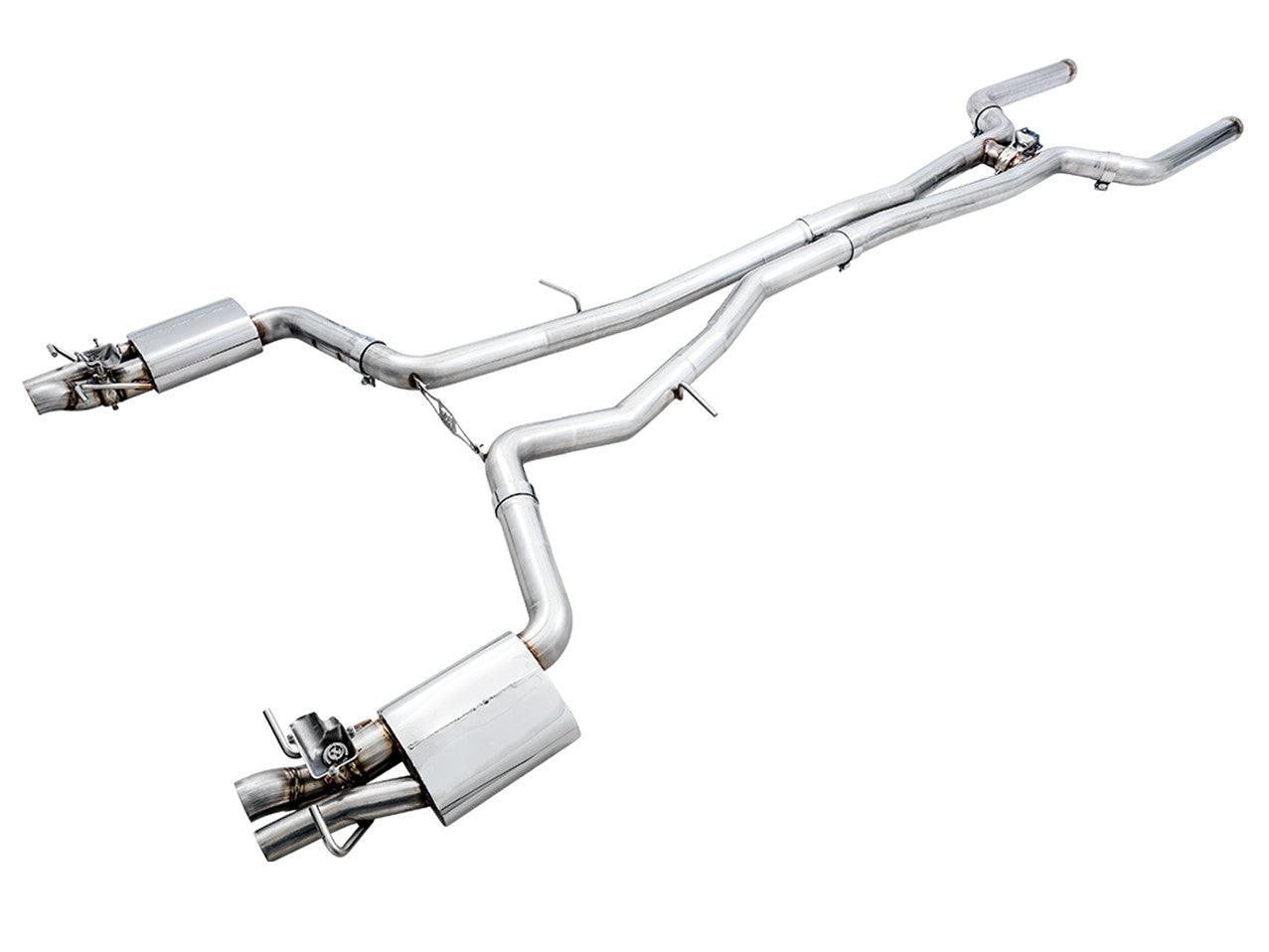 AWE SwitchPath Exhaust System for '19-'21 Mercedes-Benz W205 AMG C63-S Coupe - Dynamic Performance Exhaust Cars (No Tips) - Apollo Off-Road