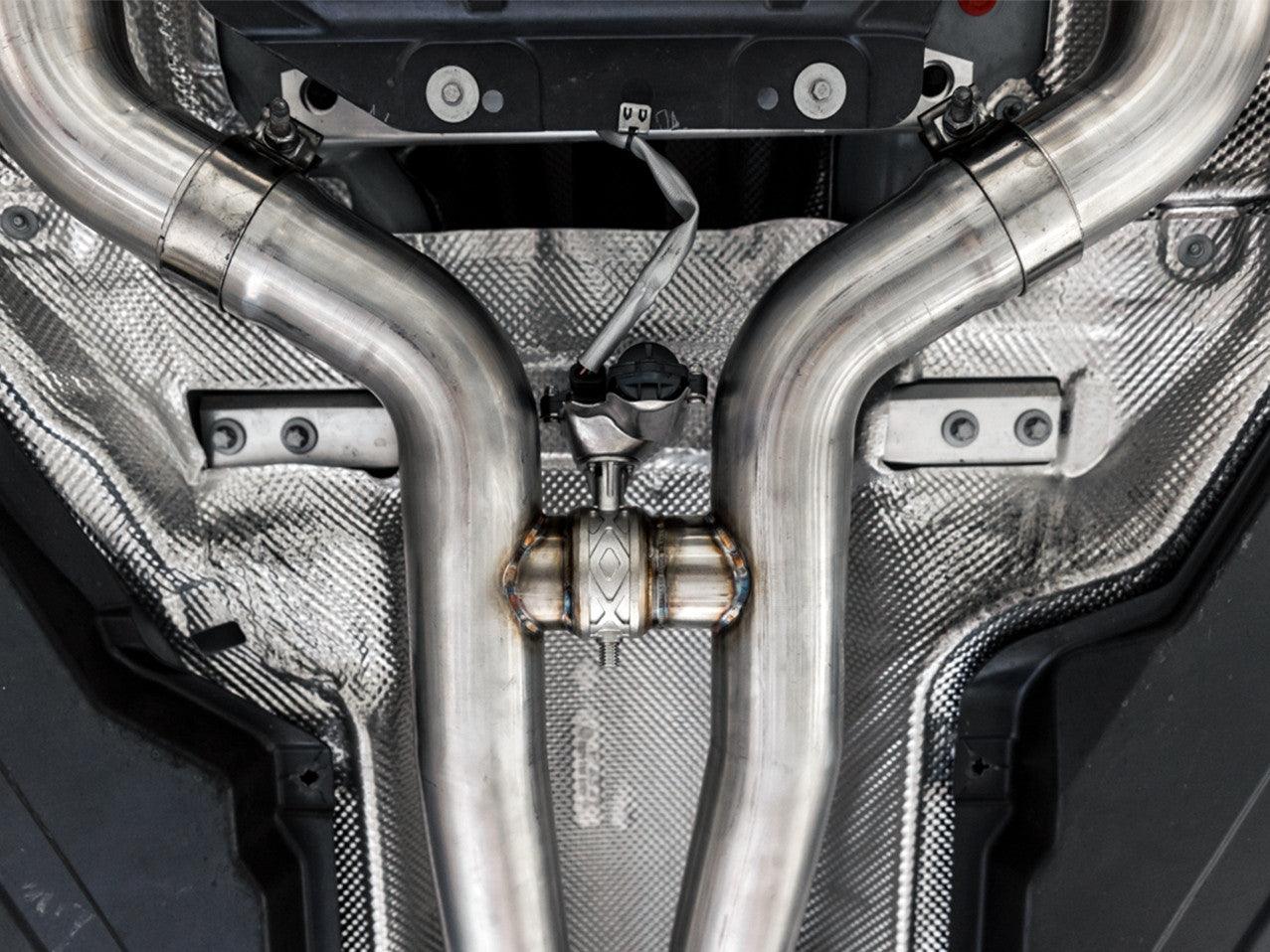 AWE SwitchPath Exhaust System for 2019+ Mercedes-Benz W205 AMG C63-S Coupe - Non-Dynamic Performance Exhaust cars (no tips) - Apollo Off-Road