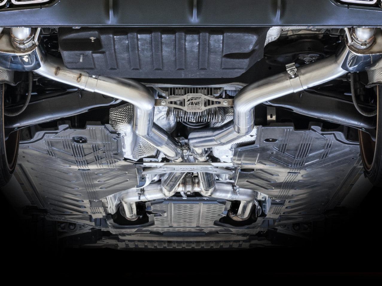 AWE SwitchPath Exhaust System for 2019+ Mercedes-Benz W205 AMG C63-S Sedan - Dynamic Performance Exhaust cars (no tips) - Apollo Off-Road