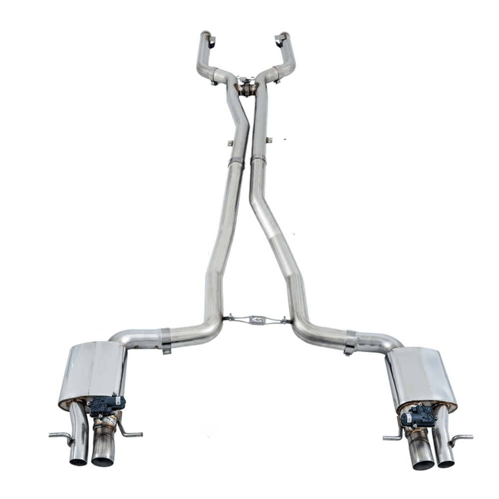 AWE SwitchPath Exhaust System for Mercedes-Benz W205 AMG C63-S Sedan - Dynamic Performance Exhaust cars (no tips) - Apollo Off-Road