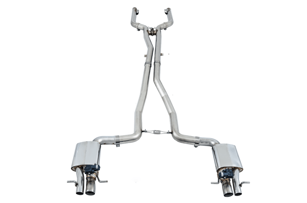 AWE SwitchPath Exhaust System for Mercedes-Benz W205 AMG C63-S Sedan - Non-Dynamic Performance Exhaust Cars (No Tips) - Apollo Off-Road
