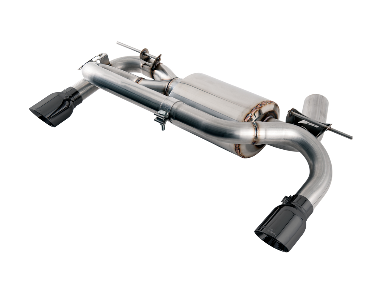 AWE Touring Edition Axle Back Exhaust for BMW F3X 335i-435i - Diamond Black Tips (102mm) - Apollo Off-Road