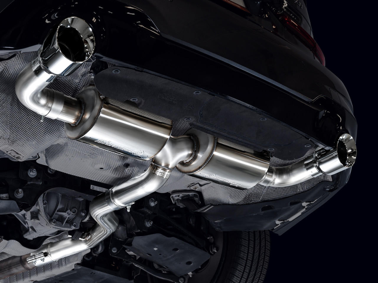 AWE Touring Edition Axle Back Exhaust for BMW G2X 330i-430i - Chrome Silver - Apollo Off-Road