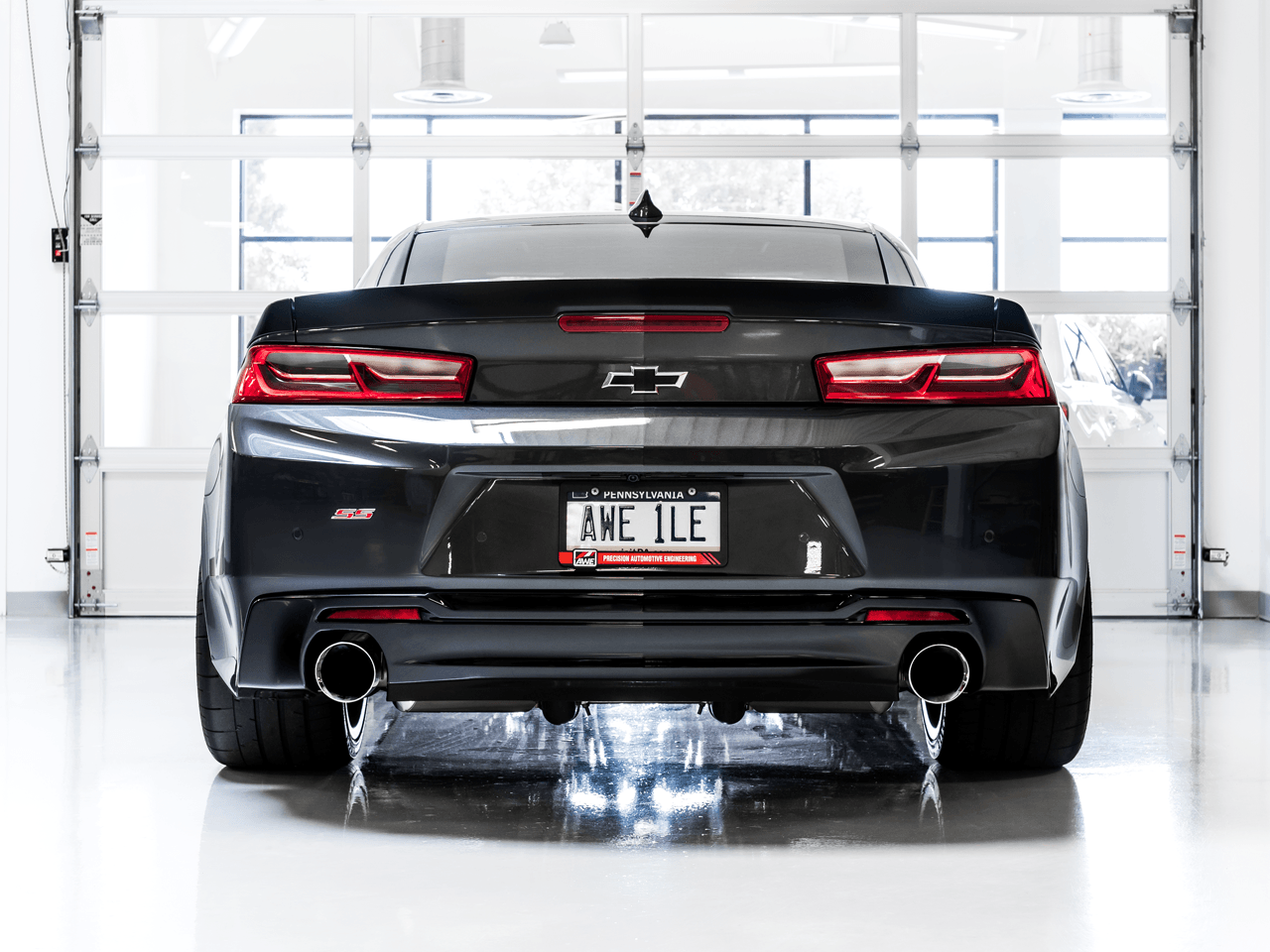 AWE Touring Edition Axle-back Exhaust for Gen6 Camaro SS - Chrome Silver Tips (Dual Outlet) - Apollo Off-Road