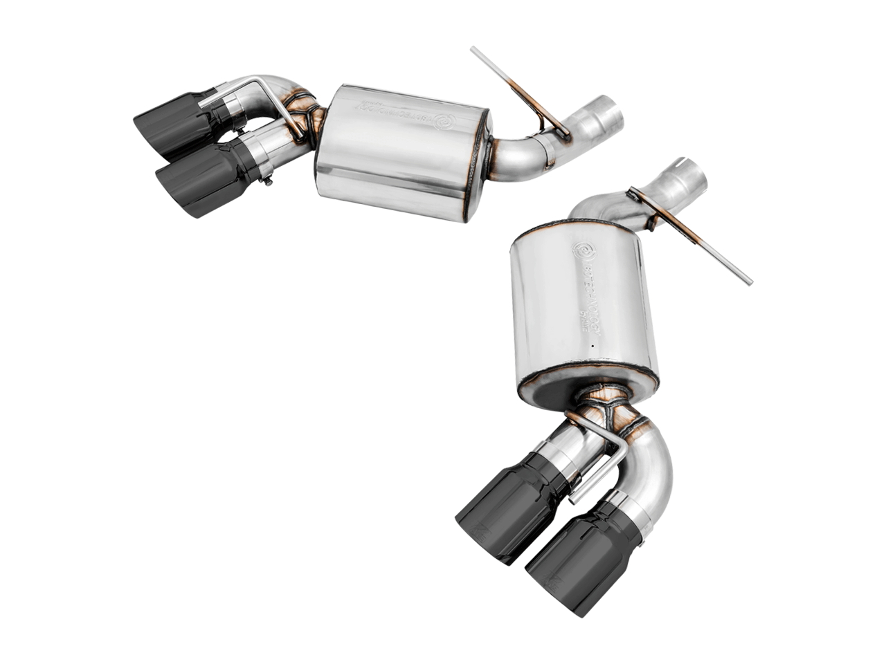 AWE Touring Edition Axle-back Exhaust for Gen6 Camaro SS - ZL1 - Diamond Black Tips (Quad Outlet) - Apollo Off-Road