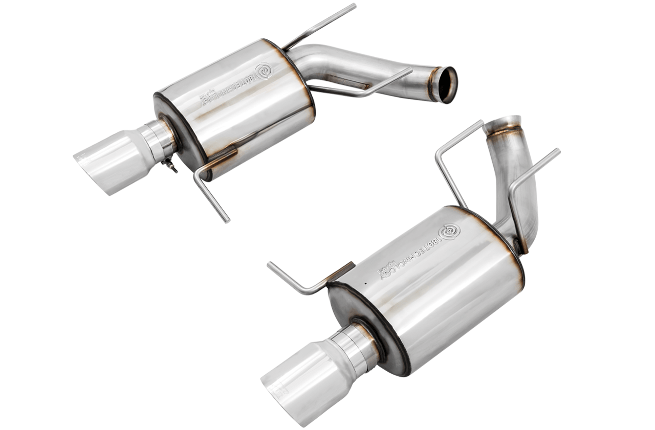 AWE Touring Edition Axle-back Exhaust for the S197 Ford Mustang GT - Chrome Silver Tips - Apollo Off-Road