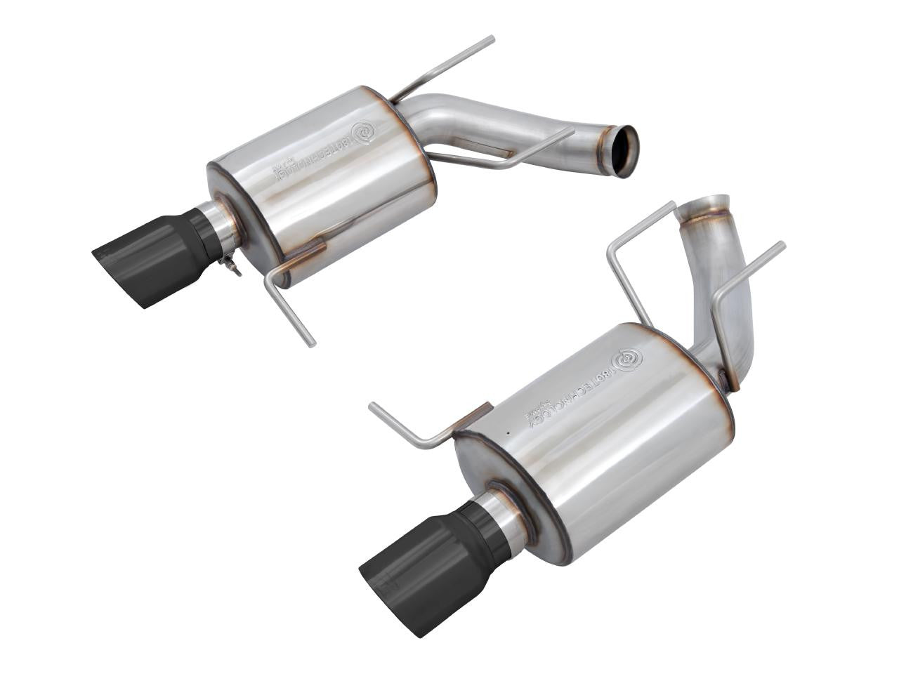 AWE Touring Edition Axle-back Exhaust for the S197 Ford Mustang GT - Diamond Black Tips - Apollo Off-Road