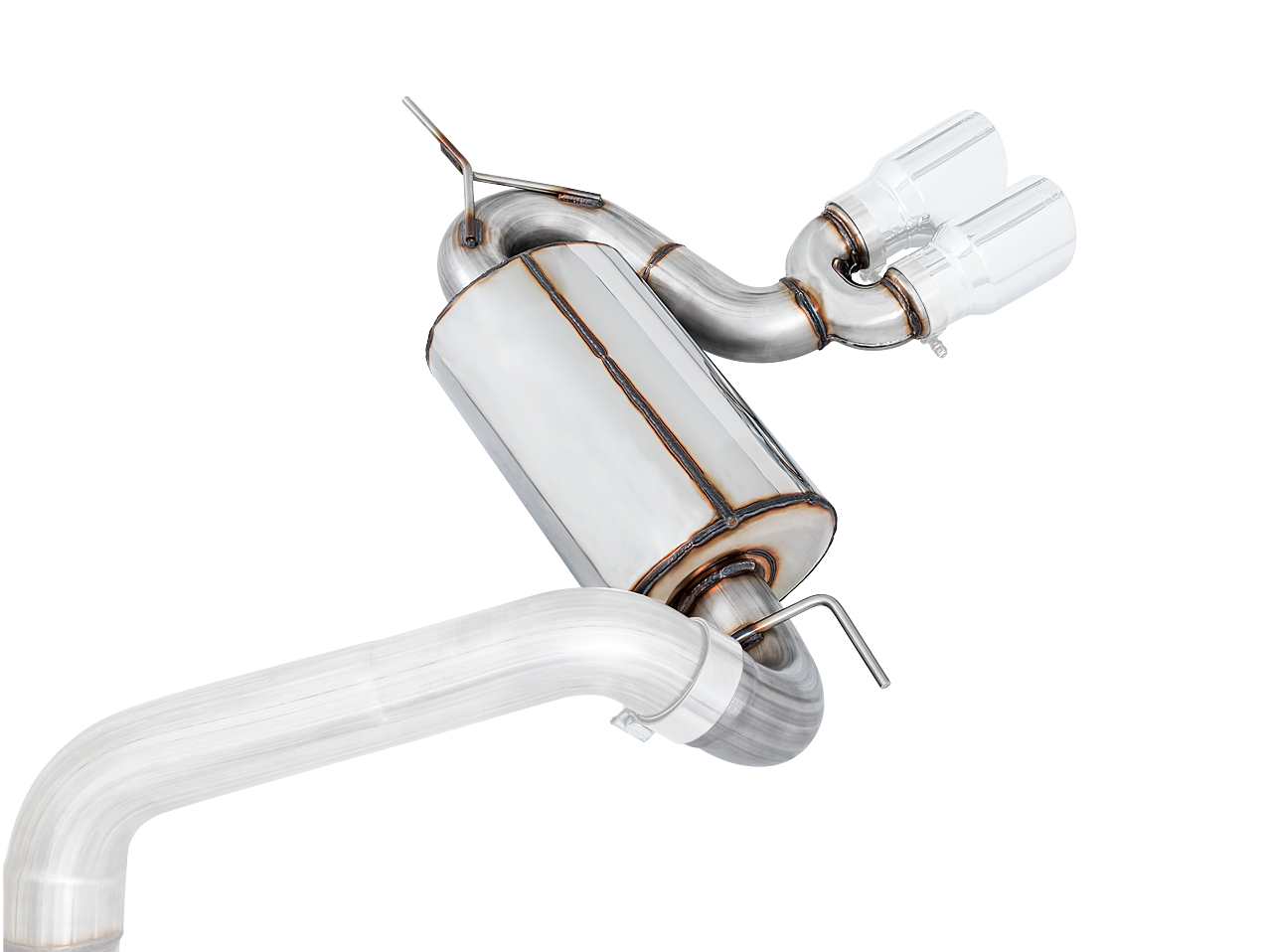AWE Touring Edition Cat-back Exhaust for Ford Focus ST - Resonated - Chrome Silver Tips - Apollo Off-Road