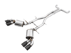 AWE Touring Edition Cat-back Exhaust for Gen6 Camaro SS - ZL1 - Non-Resonated - Diamond Black Tips (Quad Outlet) - Apollo Off-Road
