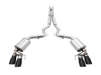 AWE Touring Edition Cat-back Exhaust for the 2018+ Mustang GT - Quad Diamond Black Tips - Apollo Off-Road