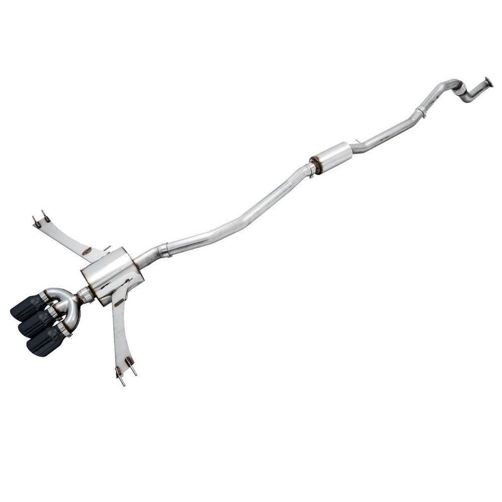 AWE Touring Edition Exhaust for 10th Gen Civic Si Coupe - Sedan (includes Front Pipe) - Triple Diamond Black Tips - Apollo Off-Road