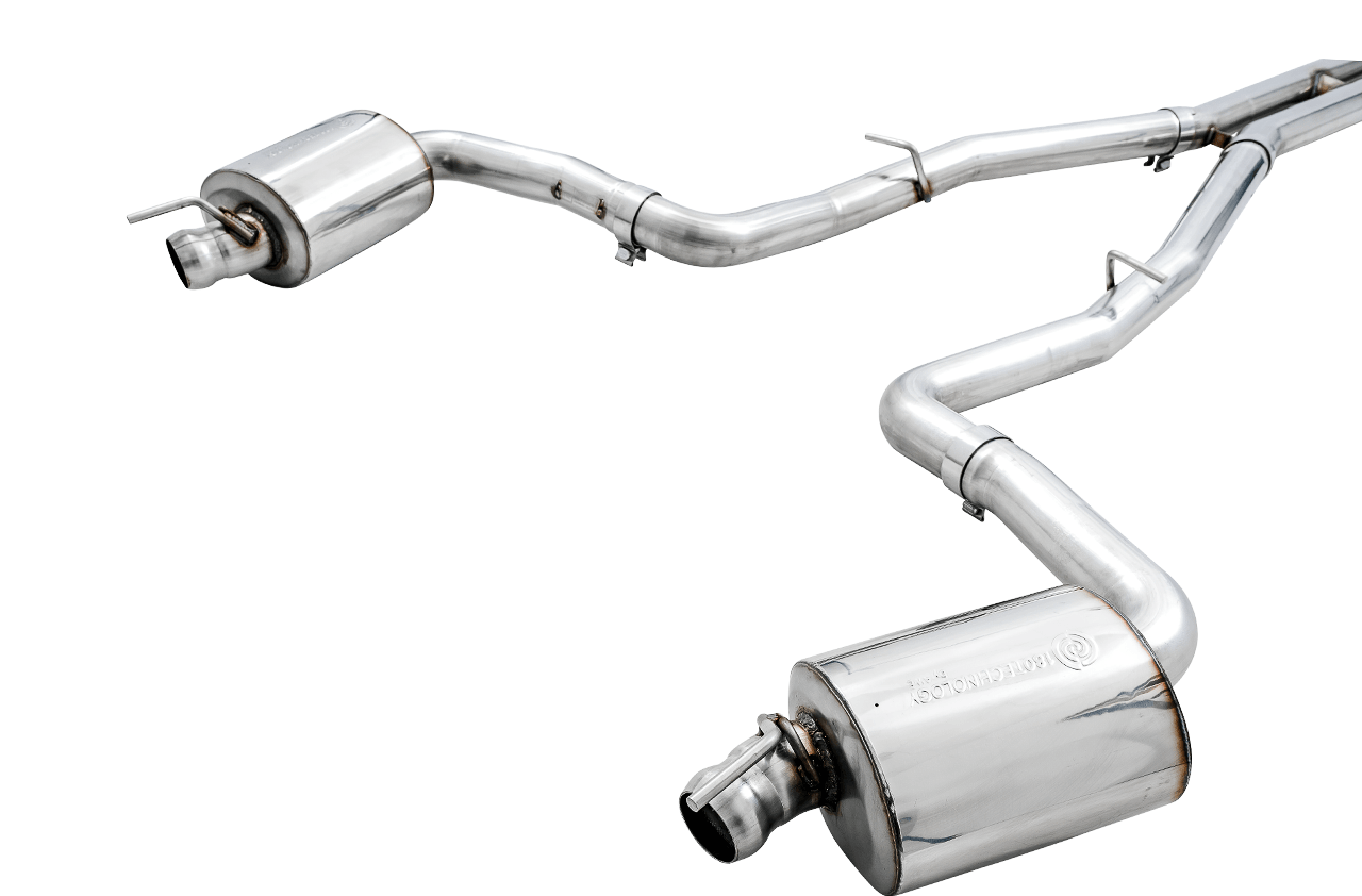 AWE Touring Edition Exhaust for 15+ Challenger 6.4 - 6.2 SC - Non-Resonated - Stock Tips - Apollo Off-Road