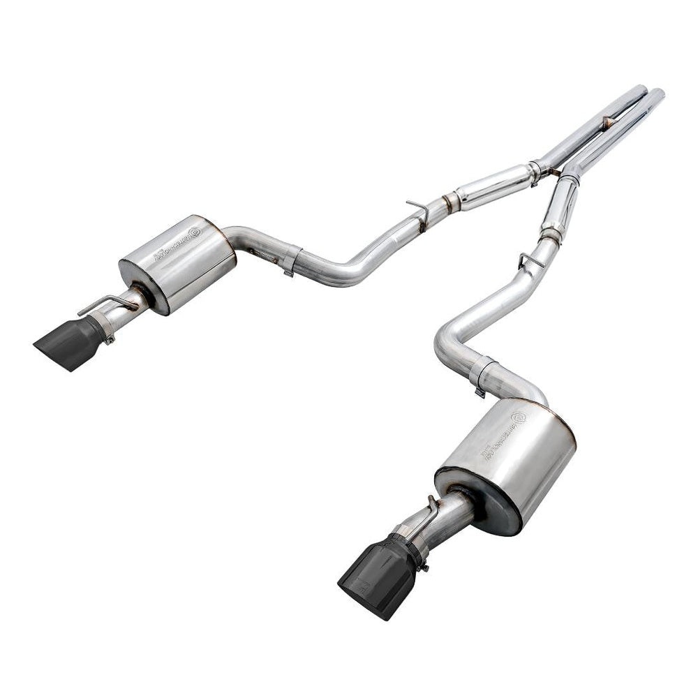 AWE Touring Edition Exhaust for 15+ Charger 6.4 - 6.2 SC - Diamond Black Tips - Apollo Off-Road