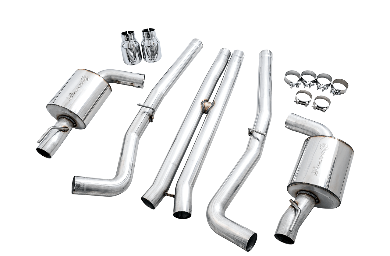 AWE Touring Edition Exhaust for 15+ Charger 6.4 - 6.2 SC - Non-Resonated - Chrome Silver Tips - Apollo Off-Road