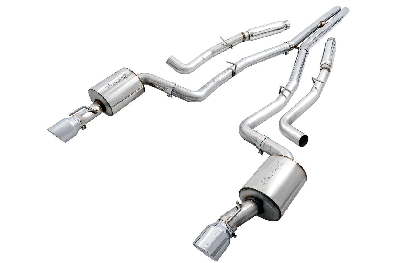 AWE Touring Edition Exhaust for 17+ Charger 5.7 - Non-Resonated - Chrome Silver Tips - Apollo Off-Road