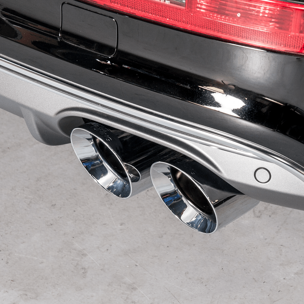 AWE Touring Edition Exhaust for 8R SQ5 - Quad Outlet, Chrome Silver Tips - Apollo Off-Road