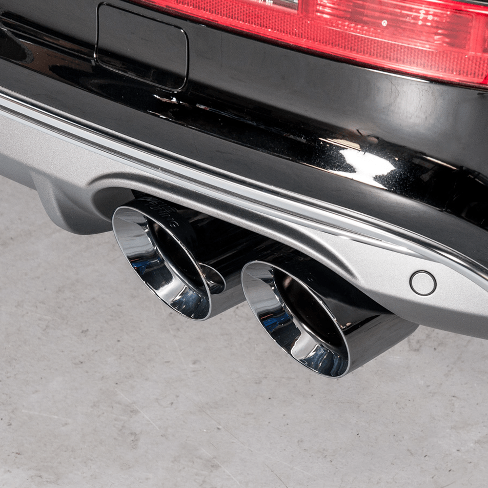 AWE Touring Edition Exhaust for 8R SQ5 - Quad Outlet, Diamond Black Tips - Apollo Off-Road